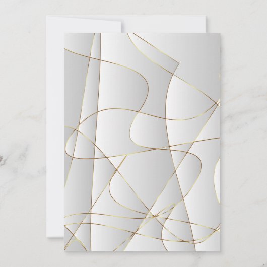 アールデコ 招待状 (裏面)