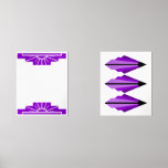 アールデコ（紫）<br><div class="desc">紫クラシックのデコ模様。これらのパターンは時代を象徴する。</div>