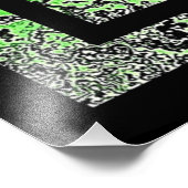 アールデコ(緑と金ゴールド) フォトプリント            (角)