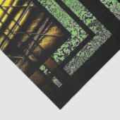 アールデコ(緑と金ゴールド) 薄葉紙 (詳細)