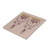 アールデコ「色合い」タイル タイル (側面)