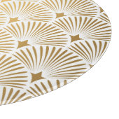 アールデコ:金ゴールド – ホワイトエレガンス。 カッティングボード (角)