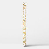 アールデコ:金ゴールド – ホワイトエレガンス。 Case-Mate iPhoneケース (裏面 / 左)