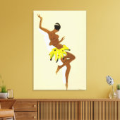 アールデコ | Black Thunder by Paul Colin キャンバスプリント (インサイチュ (リビング))