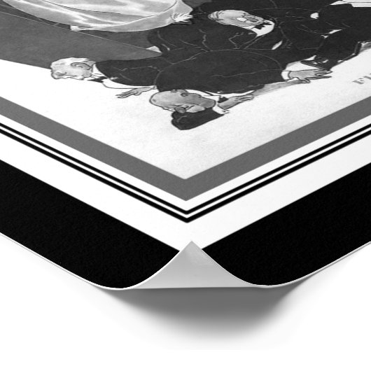 アールデコ「Fin De Saison」 1931 ポスター (角)