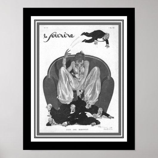 アールデコ「Fin De Saison」 1931 ポスター (正面)