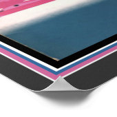 アールデコ「Flamingos in Flight」（1930年） ポスター (角)