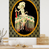 アールデコ- J Carlos 1926 ポスター (キッチン)