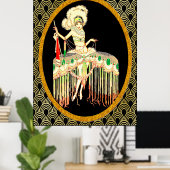 アールデコ- J Carlos 1926 ポスター (ホームオフィス)