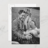 アールデコ | Madern Bohemian |日付の保存 案内ポストカード (正面/裏面)