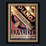 アールデコ「Pianos Daude」ポスター16 x 20 ポスター<br><div class="desc">ヴィンテージ、アールデコ、Pianos Daudeの広告 – 16 x 20</div>