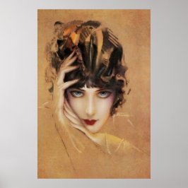 アールデコ- Rolf Armstrong - Glamorous Girl ポスター