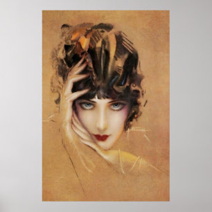 アールデコ- Rolf Armstrong - Glamorous Girl ポスター