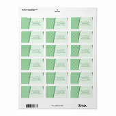 アールデコFab住所 シール (フルシート)