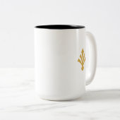 アールデコFemme Fatale Mug (2トーンBlk) ツートーンマグカップ (正面右)