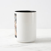 アールデコFemme Fatale Mug (2トーンBlk) ツートーンマグカップ (中央)