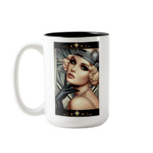 アールデコFemme Fatale Mug （2トーンBlk）