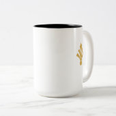 アールデコFemme Fatale Mug （2トーンBlk） ツートーンマグカップ (正面右)