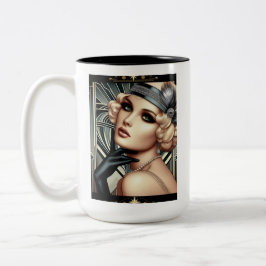 アールデコFemme Fatale Mug （2トーンBlk） ツートーンマグカップ