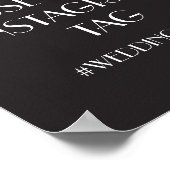 アールデコInstagramバーサイン20sウェディングレセプション ポスター (角)