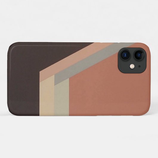 アールデコiPhone 11ケース（黒） Case-Mate iPhoneケース (裏面(横))