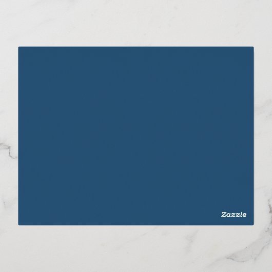 アールデコLotus金ゴールド結婚の詳細エンクロージャカード 箔招待状ポストカード (裏面)