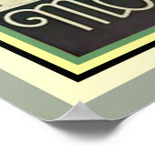 アールデコMotobloc Bordeaux Poster 16 x 20 ポスター (角)