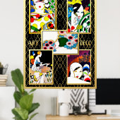 アールデコPara Todosレディース。ポスター ポスター (ホームオフィス)