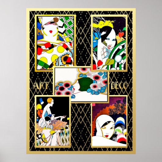 アールデコPara Todosレディース。ポスター ポスター (正面)