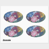 アールデコPetunias – ステッカー (シート)