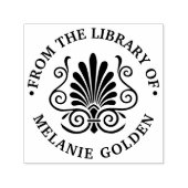 アールデコPlume Arabesque氏名書室より セルフインキングスタンプ (デザイン)