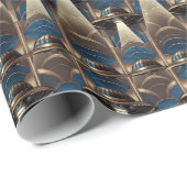 アールデコUFOラッピング紙 ラッピングペーパー (ロールコーナー)