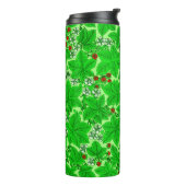 アールヌーボーいちご葉と、ライムグリーン タンブラー (回転左)