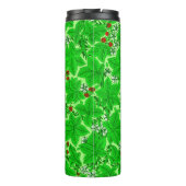 アールヌーボーいちご葉と、ライムグリーン タンブラー (裏面)