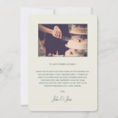 アールヌーボーかわいらしソフトフレ感謝していーム サンキューカード (裏面)