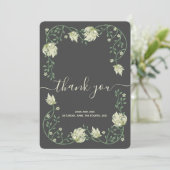 アールヌーボーかわいらしフレ結婚ームサンキューカード サンキューカード (スタンド正面)