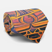 アールヌーボーとペルシアのアート – インスパイアデジタルアート ネクタイ (ロール)