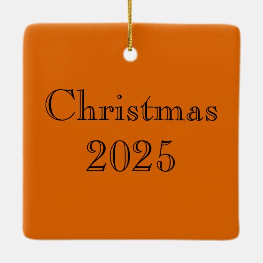 アールヌーボーのどんぐりとオーク葉の セラミックオーナメント (裏面)