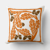 アールヌーボーのどんぐりと離れ クッション (正面)