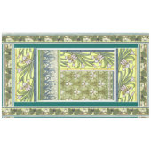 アールヌーボーのアイリスによっては花の島のテーブルクロスが開花します テーブルクロス (正面(横))