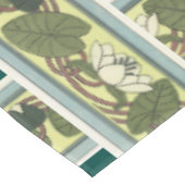 アールヌーボーのアイリス《植物》スイレンによっては花柄が開花します テーブルクロス (アングル)