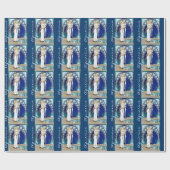 アールヌーボーのアクエリアスの包装紙 ラッピングペーパー (フラット)