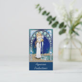 アールヌーボーのアクエリアスの名刺 名刺 (スタンド正面)