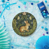 アールヌーボーのウサギ ペーパープレート (パーティー)