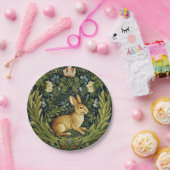 アールヌーボーのウサギ ペーパープレート (パーティー)