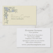 アールヌーボーのクレマチス 名刺 (正面/裏面)