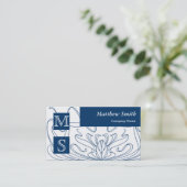 アールヌーボーのコンサルタントの名刺 名刺 (スタンド正面)