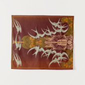 アールヌーボーのスコットランド人の高地 タペストリー (正面(横))