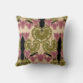 アールヌーボーのデザイン#4 クッション (裏面)