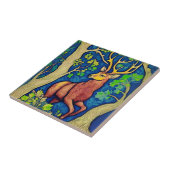 アールヌーボーのファンタジー林 タイル (側面)